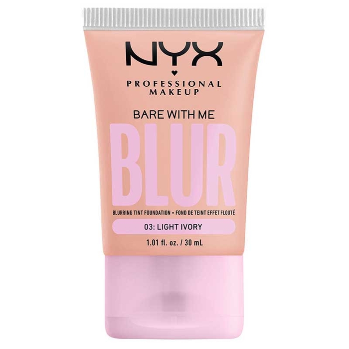 NYX - Bare With Me Blur Tint Foundat-Light Ivory-30ml - 800897234287