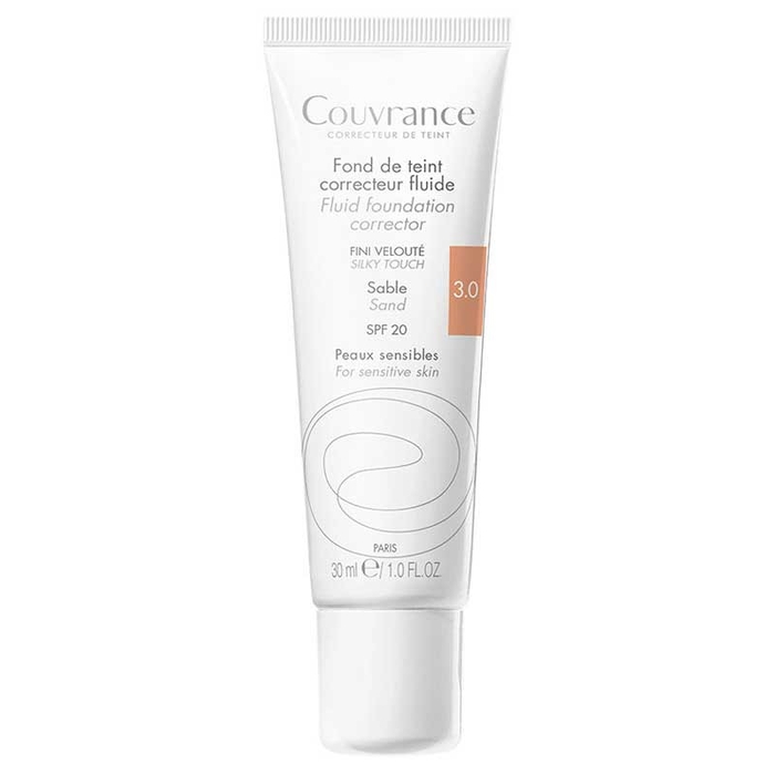 AVÈNE - Couvrance Fluid Found Correct SPF20-Sand-30ml - 3282770100549