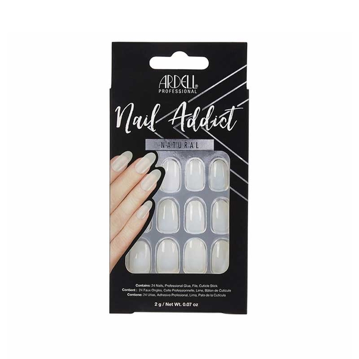 ARDELL - Nail Addict Natural Oval - 1un - 74764638212