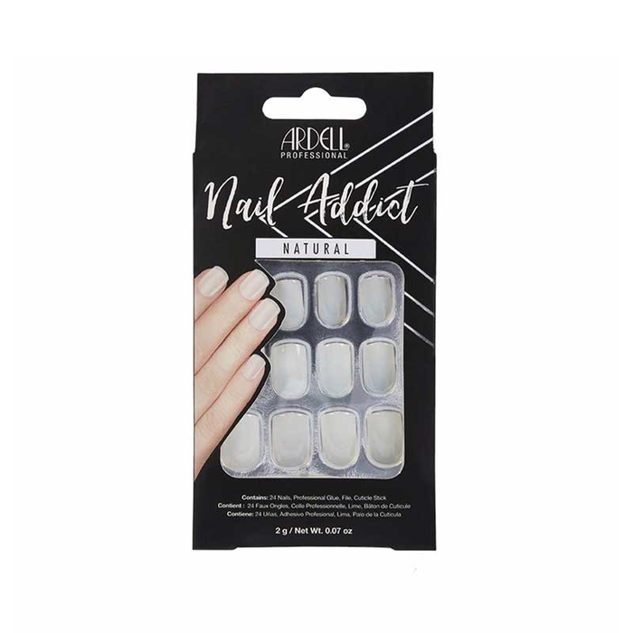 ARDELL - Nail Addict Natural Squared - 1un - 74764638236