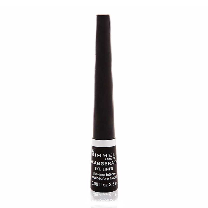 RIMMEL LONDON - Exaggerate Liquid Eyeliner - Black - 2,5ml - 5012874101009
