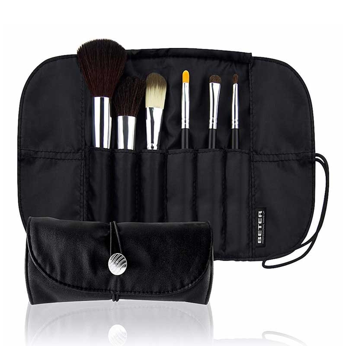 BETER - Professional Case with 6 Makeup Brushes - 6un - 8412122140403