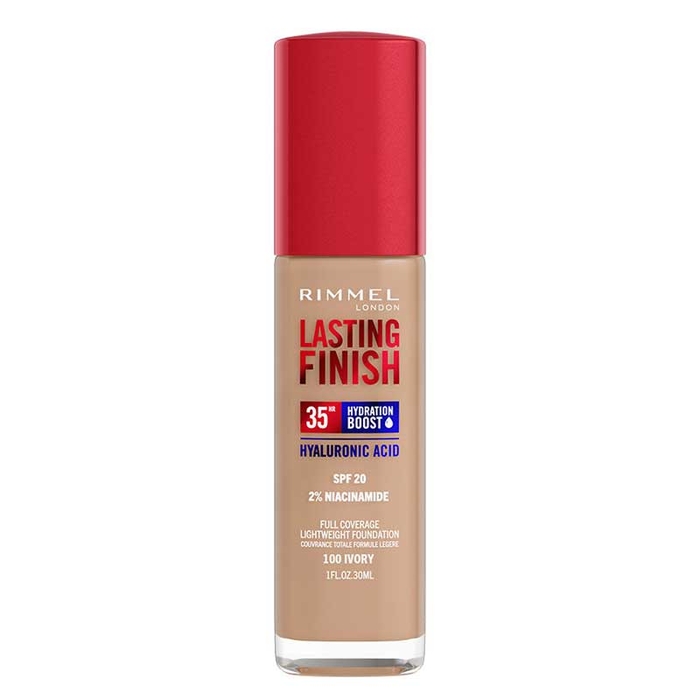 RIMMEL LONDON - Lasting Finish Foundation SPF20-100- Ivory-30ml - 3616304825057