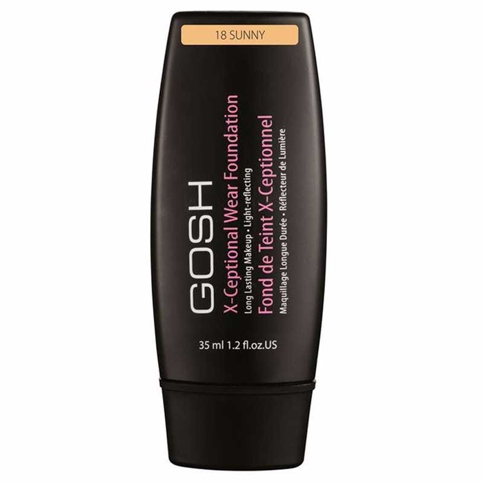 GOSH - X-Ceptional Foundation - 18 - Sunny - 35ml - 0000057044194