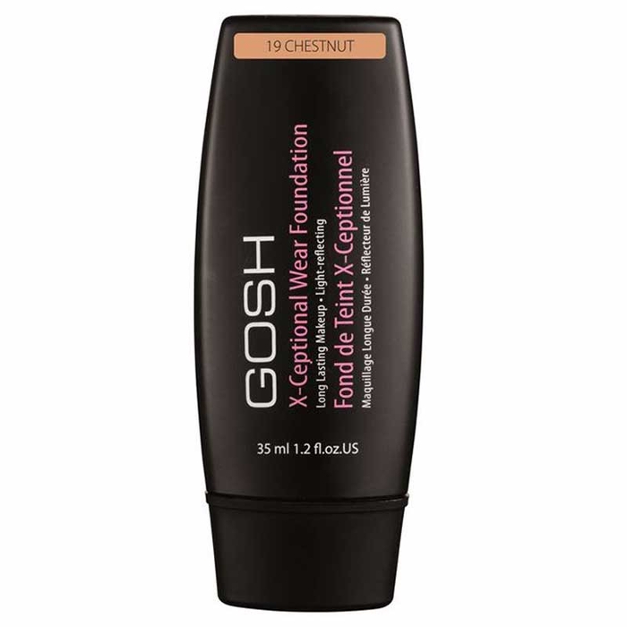 GOSH - X-Ceptional Foundation - 19 - Chestnut - 35ml - 5701278601405
