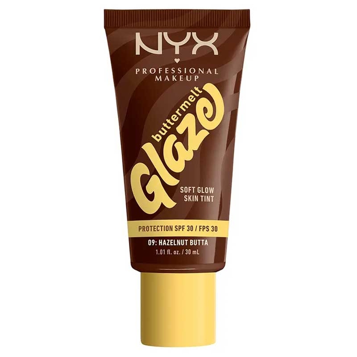 NYX - Buttermelt Glaze Skin Tint - Hazelnut Butta - 800897266837