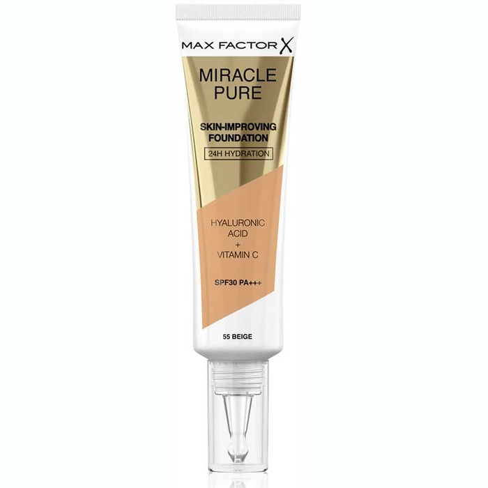 MAX FACTOR - Miracle Pure Foundation SPF30 - 55 Beige - 30ml - 3616302638741