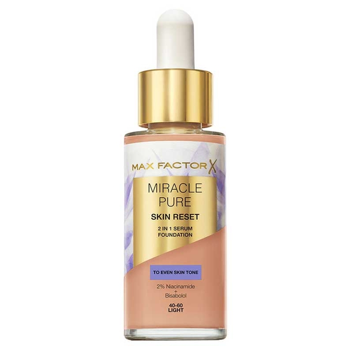 MAX FACTOR - Miracle Pure 2in1 Serum Foundation - 40-60 - 3616305711700