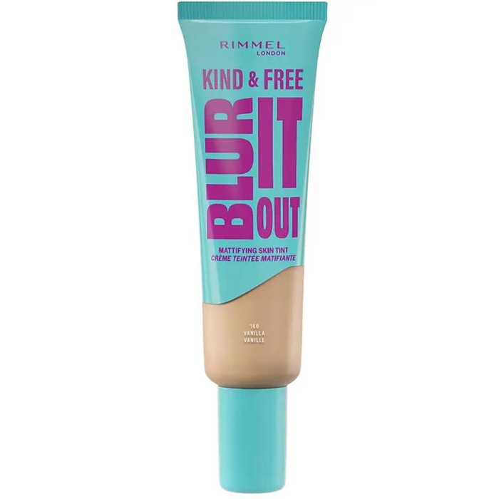 RIMMEL LONDON - Blur It Out Matt Skin Tint - 160 Vanilla 30ml - 3616306361829