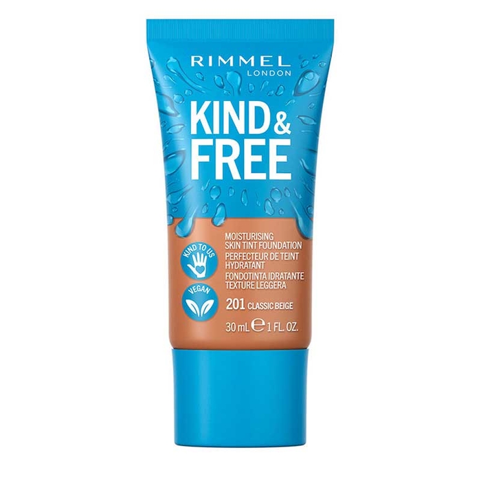 RIMMEL LONDON - Kind & Free Skin Tint - 201 Classic Bege - 30ml - 3616302990153