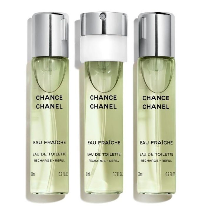 CHANEL - CHANCE - Eau Fraiche EDT Vap -recarga -3x20ml - 3145891361100