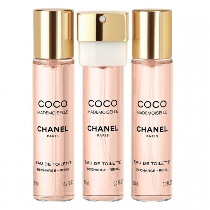 CHANEL - COCO Mademoiselle EDT - Recarga 3x20ml - 3145891160406