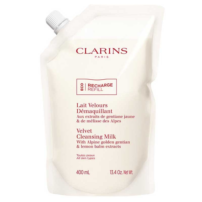 CLARINS - Velvet Cleansing Milk Refill - 400ml - 3666057217265