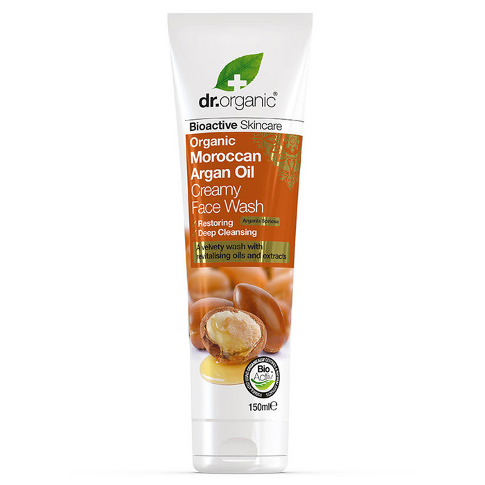DR. ORGANIC - Organic Moroccan Argan Creamy Face Wash - 150ml - 5060391842127