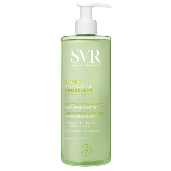 SVR - Sebiaclear Gel Moussant - 400ml - 3662361003402