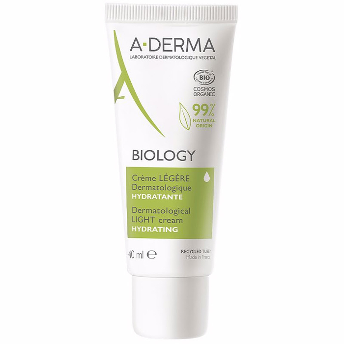 A-DERMA - Dermatological Light Cream Hydrating - 40ml - 3282770146646