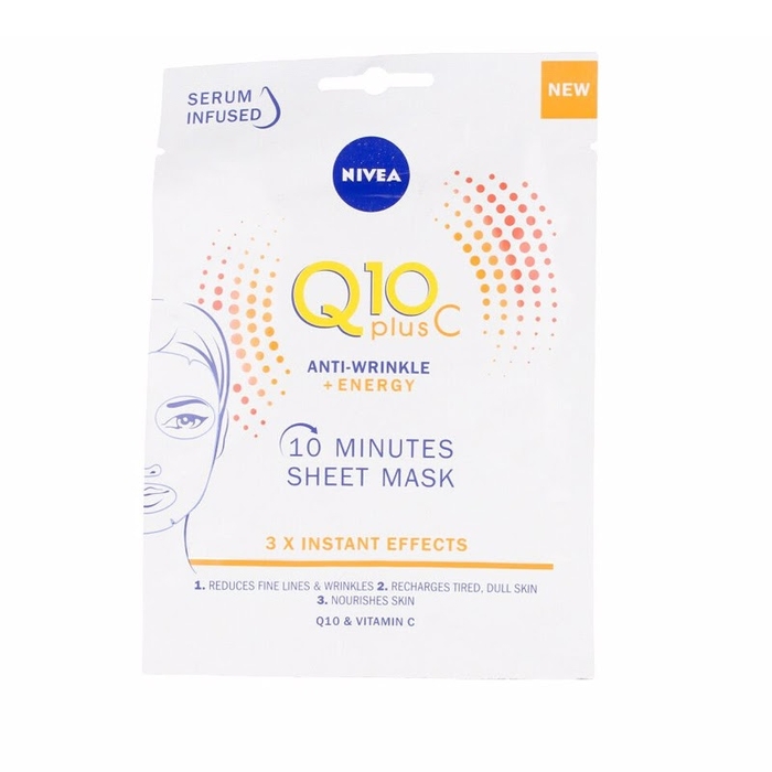 NIVEA - Q10 Plus C Anti Wrinkle + Energy Mask - 1un - 4005900623522