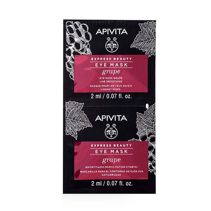 APIVITA - Express Beauty Eye Mask Grape - 2+2ml - 5201279072315