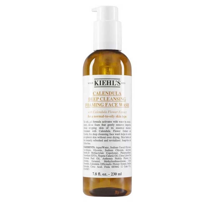 KIEHL'S - Calendula Deep Cleansing Foam Face Wash - 230ml - 3605970630881