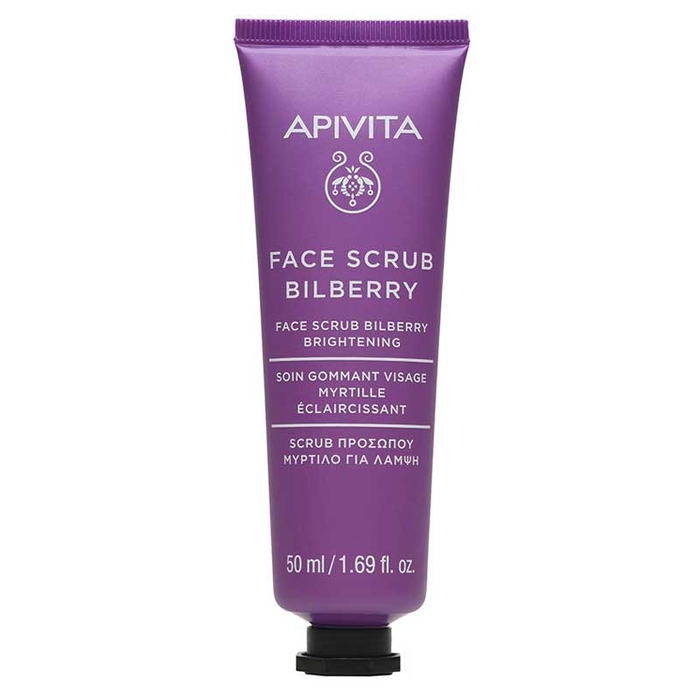 APIVITA - Face Scrub Bilberry Brightening - 50ml - 5201279090593