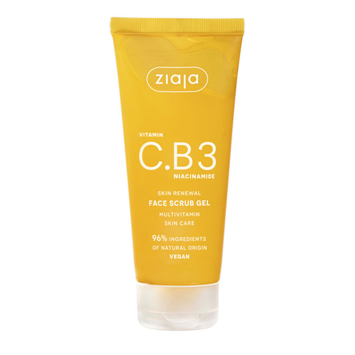 ZIAJA - Vitamin C B3 Skin Renewal Face Scrub Gel 100ml - 5901887056232