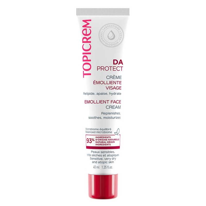 TOPICREM - DA Protect Emollient Face Cream - 40ml - 3700281704556