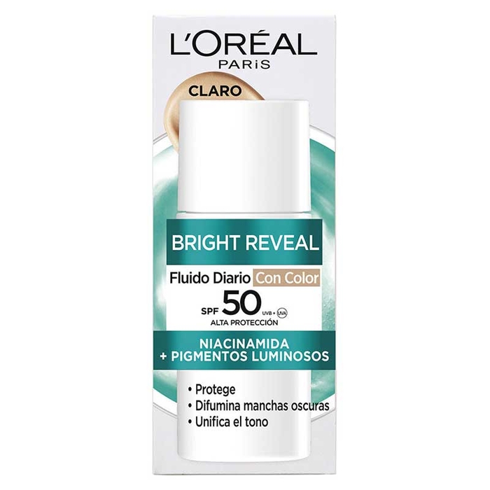 L'ORÉAL PARIS - Bright Reveal Fluid Tinted SPF50+ - Pearl 50ml - 3600524186883