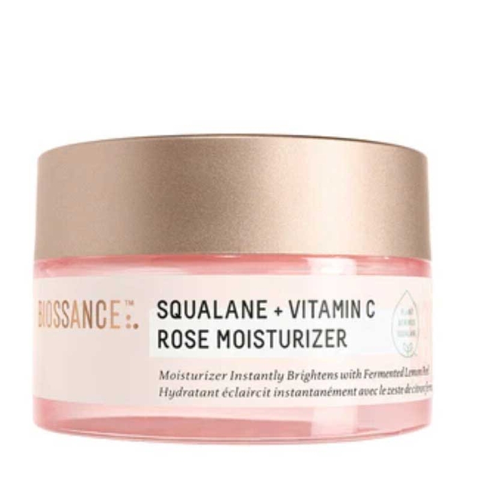 BIOSSANCE - Squalane + Vitamiin C Rose Moisturizer - 50ml - 810029622370