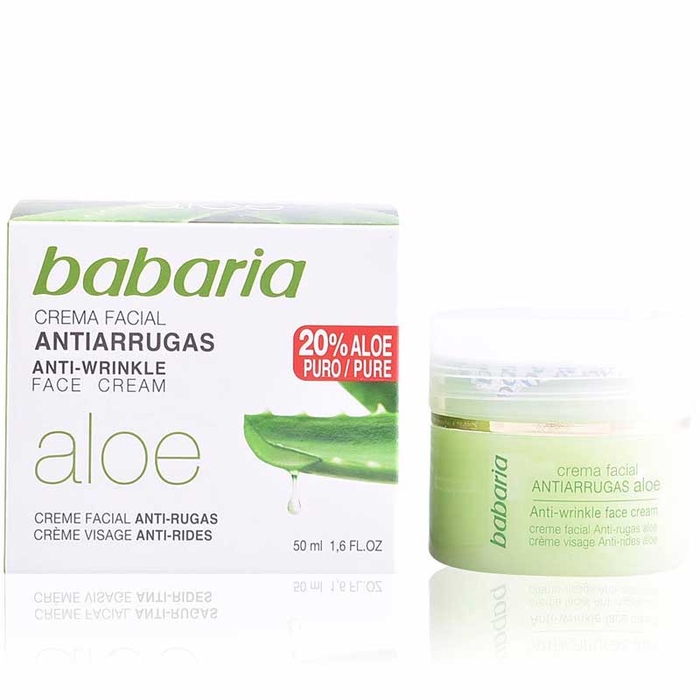 BABARIA - Aloe Vera Anti-Wrinkle Facial Cream - 50ml - 8410412026239