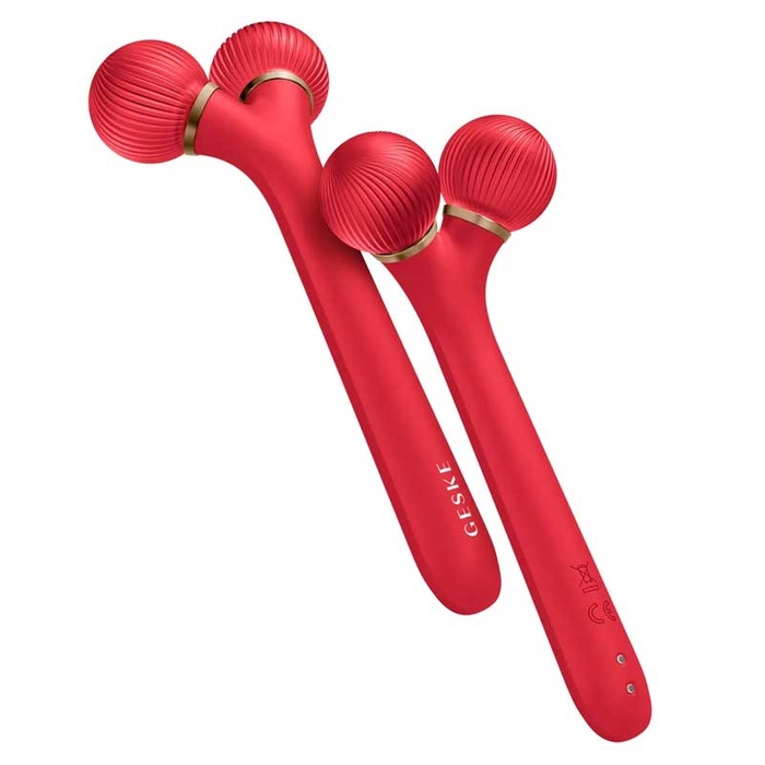 GESKE - Sonic Facial Roller 4 in 1 Red - 1un - 4099702078444