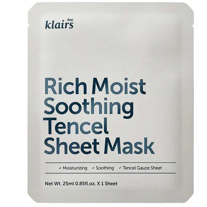 KLAIRS - Rich Moist Shooting Tencel Sheet Mask - 25ml - 8809572890239