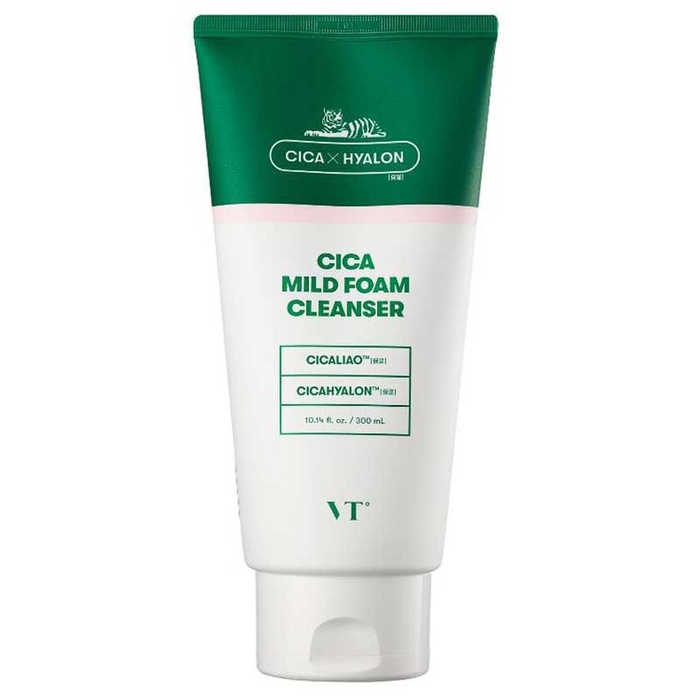 VT COSMETICS - Cica Mild Foam Cleanser - 300ml - 8809695670114