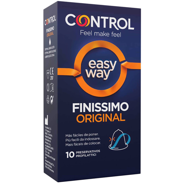 CONTROL - Finiss Easy Way Condoms - 10un - 8411134140128  