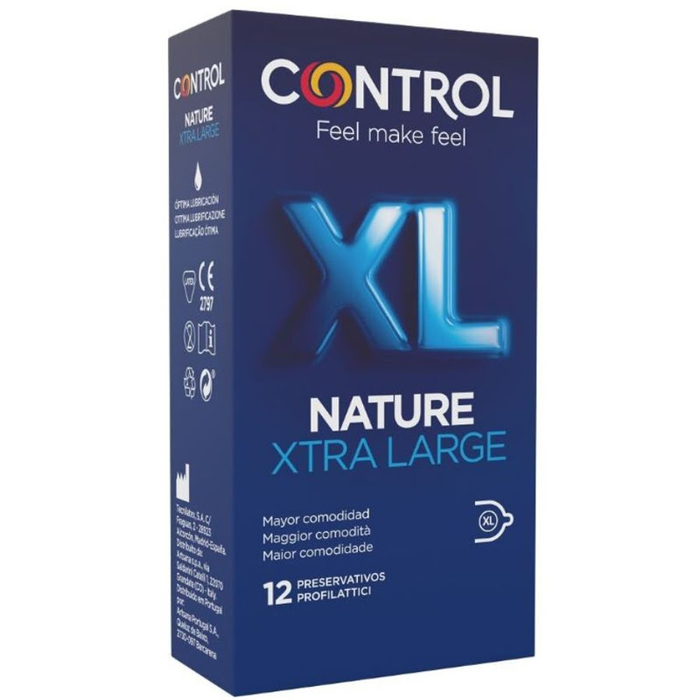 CONTROL - Nature Extra Lube Condoms - 12un - 8411134140173  