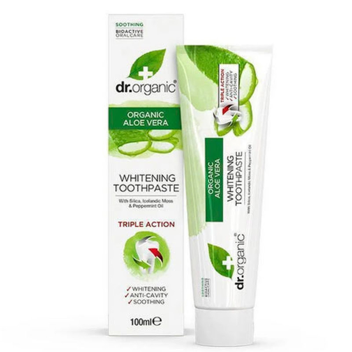 DR. ORGANIC - Aloe Vera Whitening Toothpaste - 100ml - 5060176670662