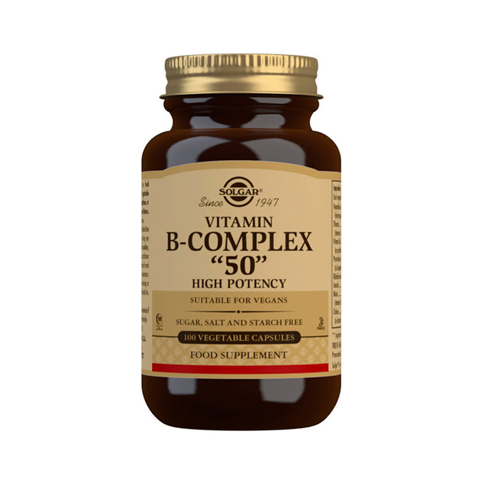 SOLGAR - Vitamin B-Complex with Vitamin C - 100un - 0033984002005