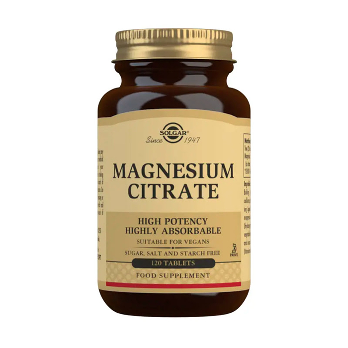 SOLGAR - Magnesium Citrate - 120un - 033984017115