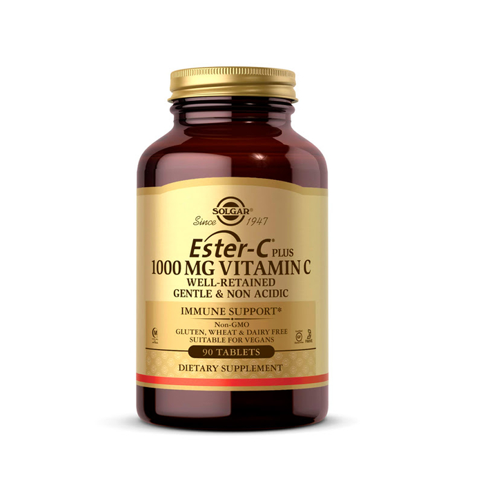 SOLGAR - Ester-C Plus 1000MG Vitamin C - 90un - 0033984010529
