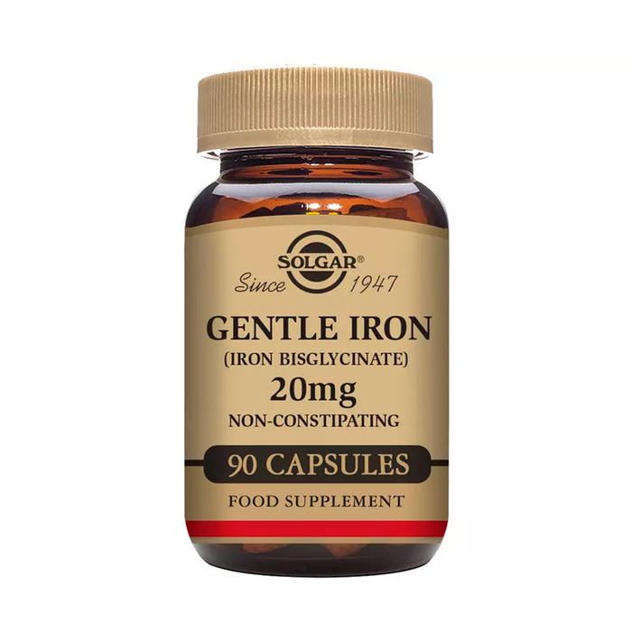 SOLGAR - Gentle Iron Bisglycinate NonConstipating - 90un - 0033984012493