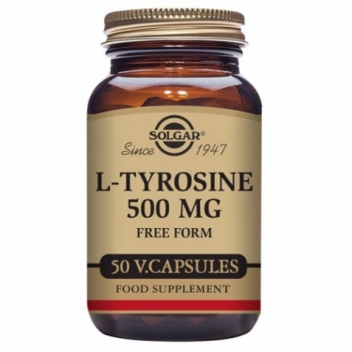 SOLGAR - L-Tyrosine 500MG - 50un - 0033984027602