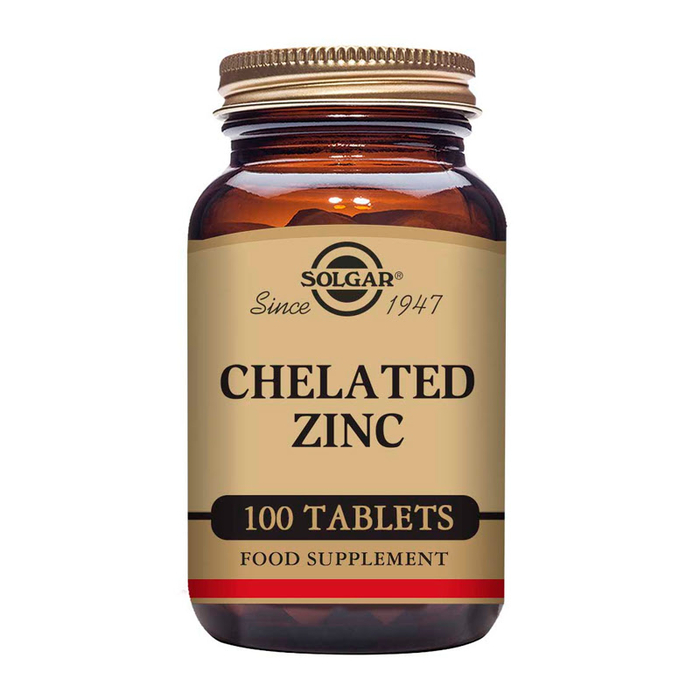 SOLGAR - Chelated Zinc - 100un - 33984008007