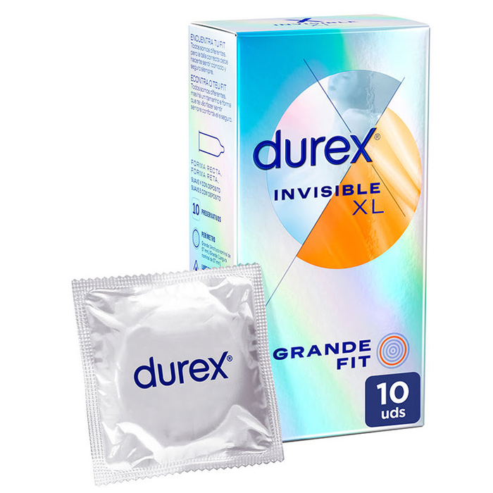 DUREX - Invisible XL - 10un - 8428076003336