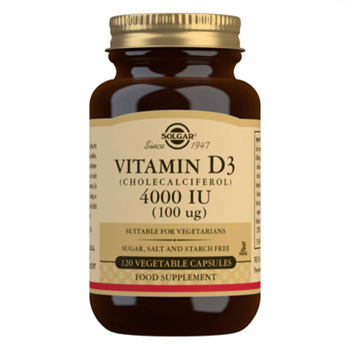 SOLGAR - Vitamin D3 400IU - 120un - 33984529083