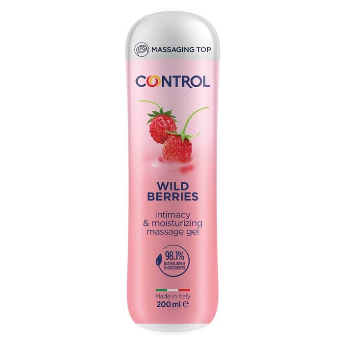 CONTROL - Wild Berries Intimacy & Moist Massage Gel-200ml - 8058664162338