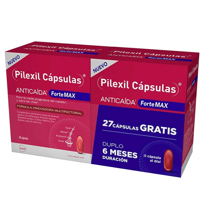 PILEXIL - Capsules To Nails & Hair Max Strong - 90un - 8430340064615