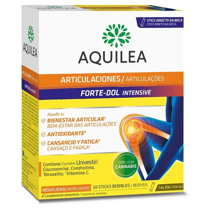 AQUILEA - Intense Joint Pain Drinkable Sticks - 20un - 8429603001047
