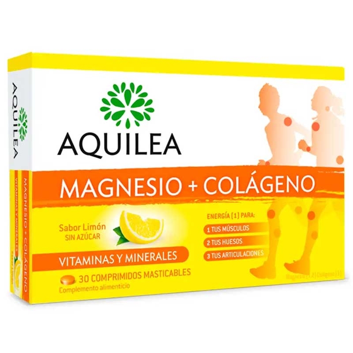 AQUILEA - Collagen & Magnesium Chewable Tablets - 30un - 8470001756107