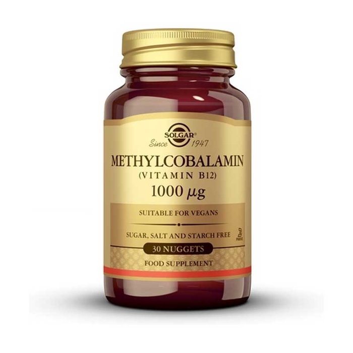 SOLGAR - Methylcobalamin 1000 Vitamin B12 - 30un - 33984003873