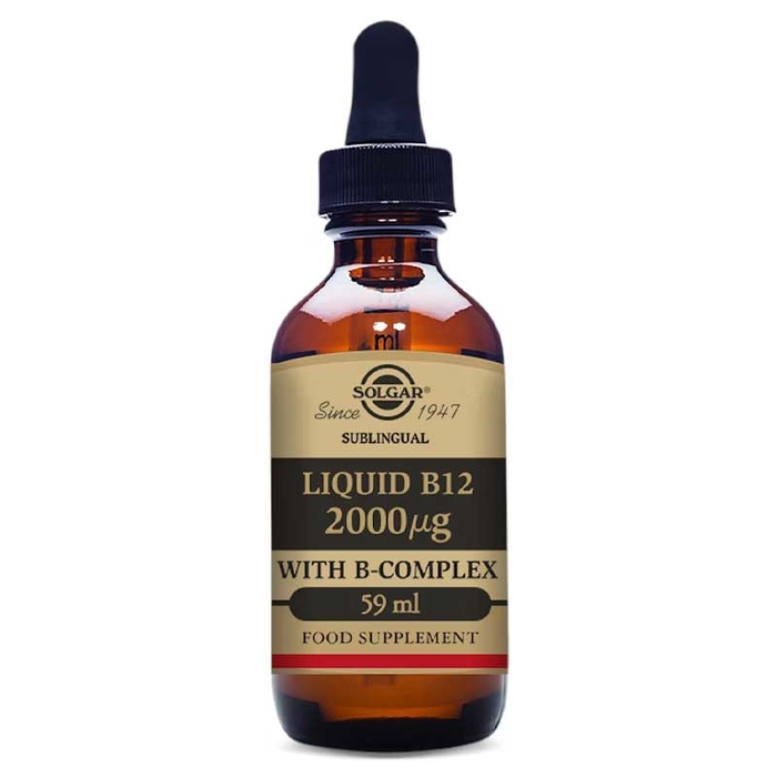 SOLGAR - Liquid B-12 With B Complex - 59ml - 33984015951