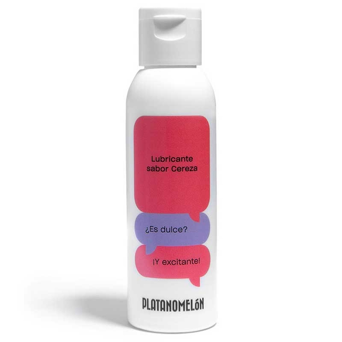 PLATANOMELÓN - Lubrificant With Cherry Flavour - 50ml - 8436580286237